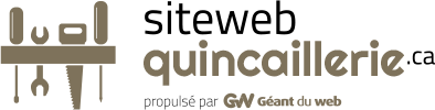 Conception web pour Quincalleries - Géant du web