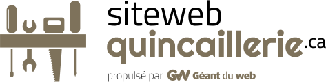 Conception web pour Quincailleries - Géant du web